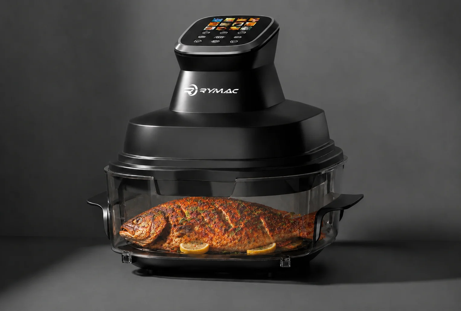 Rymac 1350 Watts No telfon air fryer with Fish