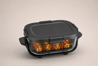 rymac-air-fryer-image-5 Rymac Glass Air Fryer with Lid Easy to Store Leftovers