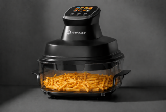 RYMAC CrispAir Pro 4-in-1 Glass Air Fryer (1350W, 6A Plug, Indian Standard) (Copy)